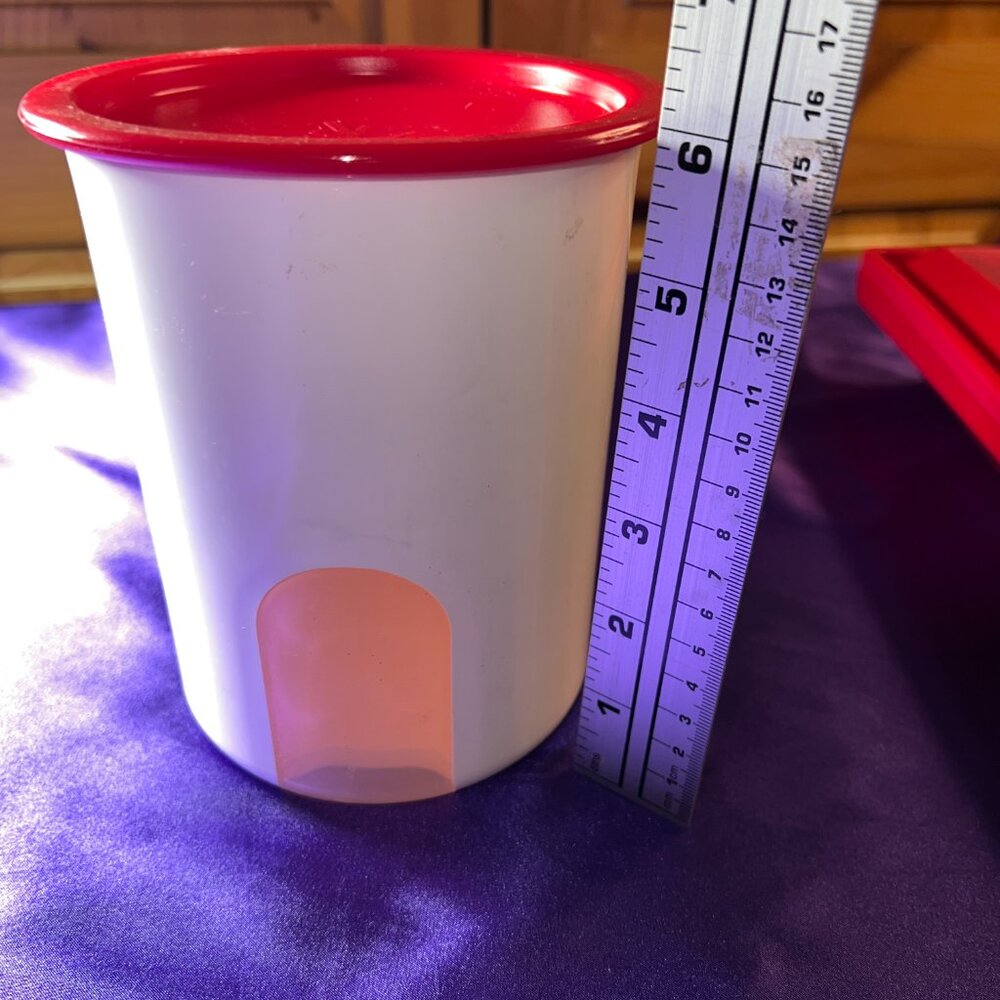 ๐Tupperware Buffet Get Togethers Serving Rectangular Tray & Storage Canister - Picture 4 of 13